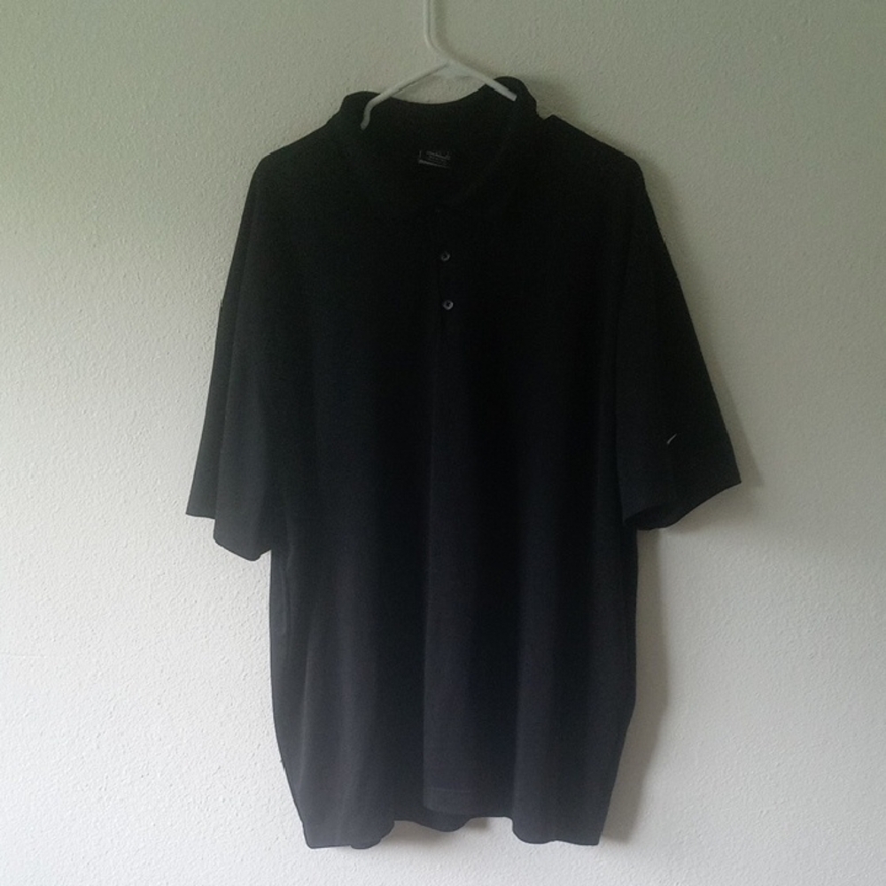 Men's Black Nike Golf Polo